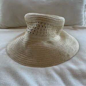 🤍 euc | packable straw hat